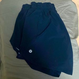 NAVY BLUE LULULEMON SHORTS